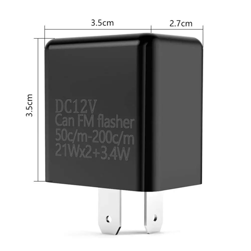 Useful Electric Vehicle Relay with Fixed Rubber Sleeve B/L Port High Hardness LED Flasher for Motorcycle