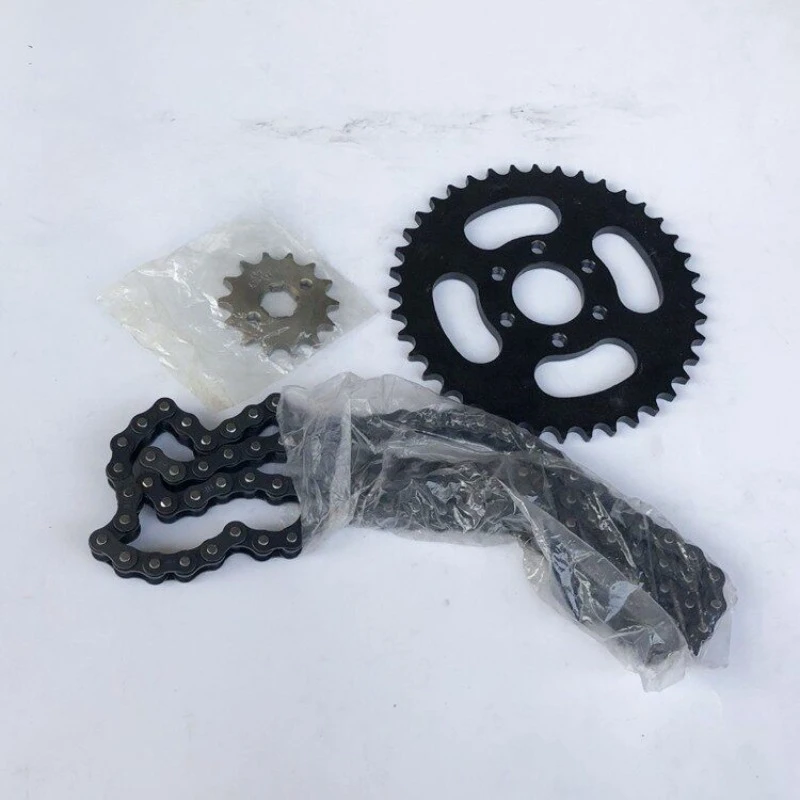 Four-wheel ATV Modification Accessories, Big Bull Chain Plate Chain Xiaofei Kit 428-40 Six-hole Sprocket Gear