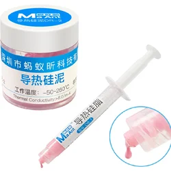 MaAnt Weight 5g/20g Grams Syringe Packaging Pink MR-1/MR-2 Thermal Silicone Grease Paste CPU GD66 Thermal Grease Paste