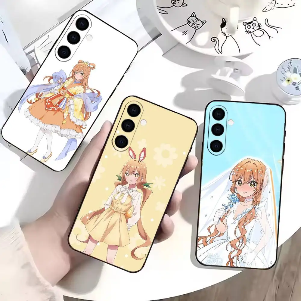 La Corda d Oro Kawaii  Phone Case Black Silicone Soft For Samsung Galaxy A73,A72,A71,A70,A53,A52,A51