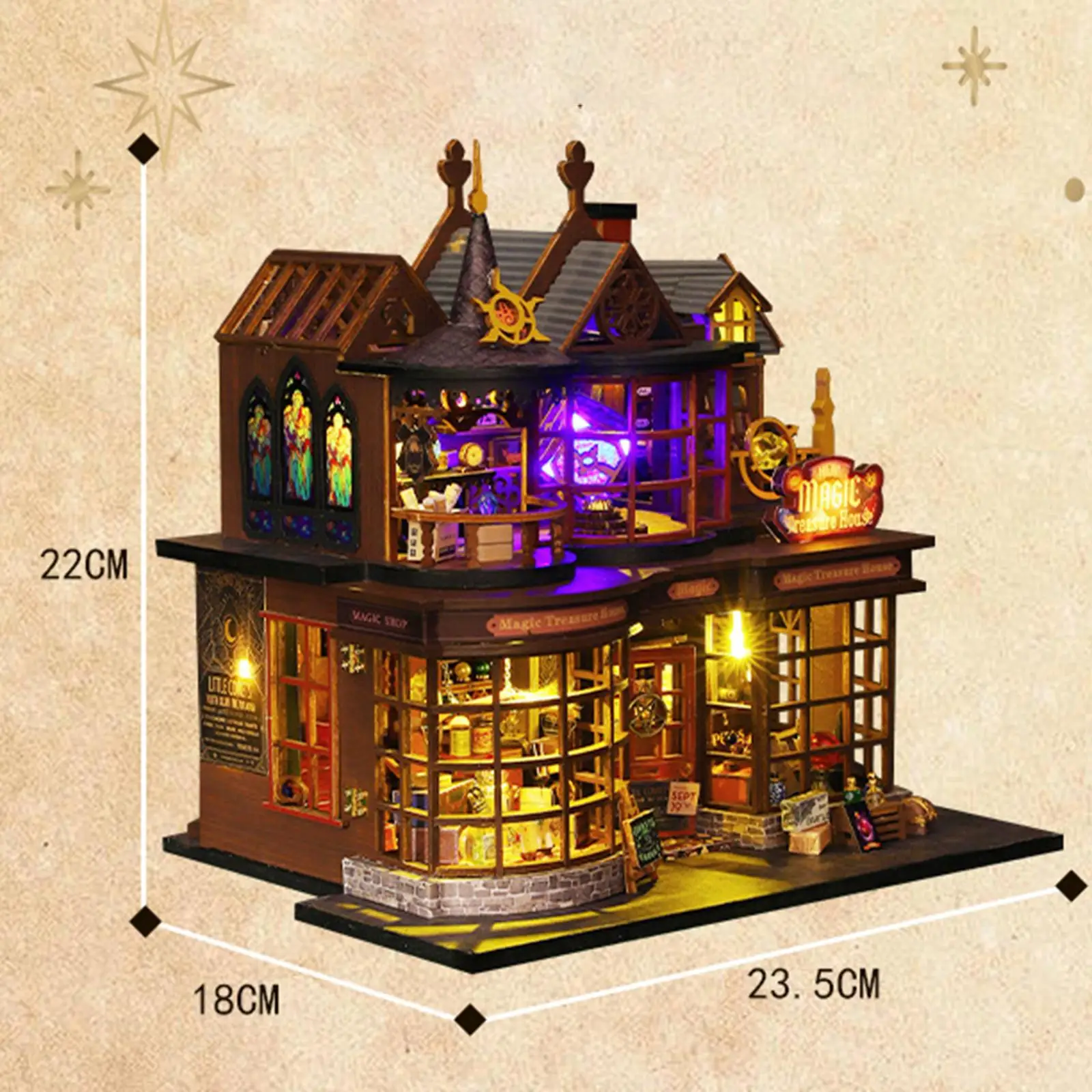 Kits de casa de bonecas em miniatura DIY colecionáveis acessórios para casa de boneca feitos à mão