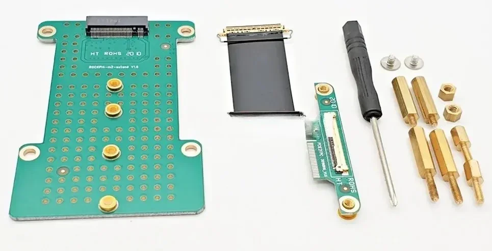 RK3399 RADXA ROCK Pi 4 development board dedicated V1.6 version M.2 extended version steering board