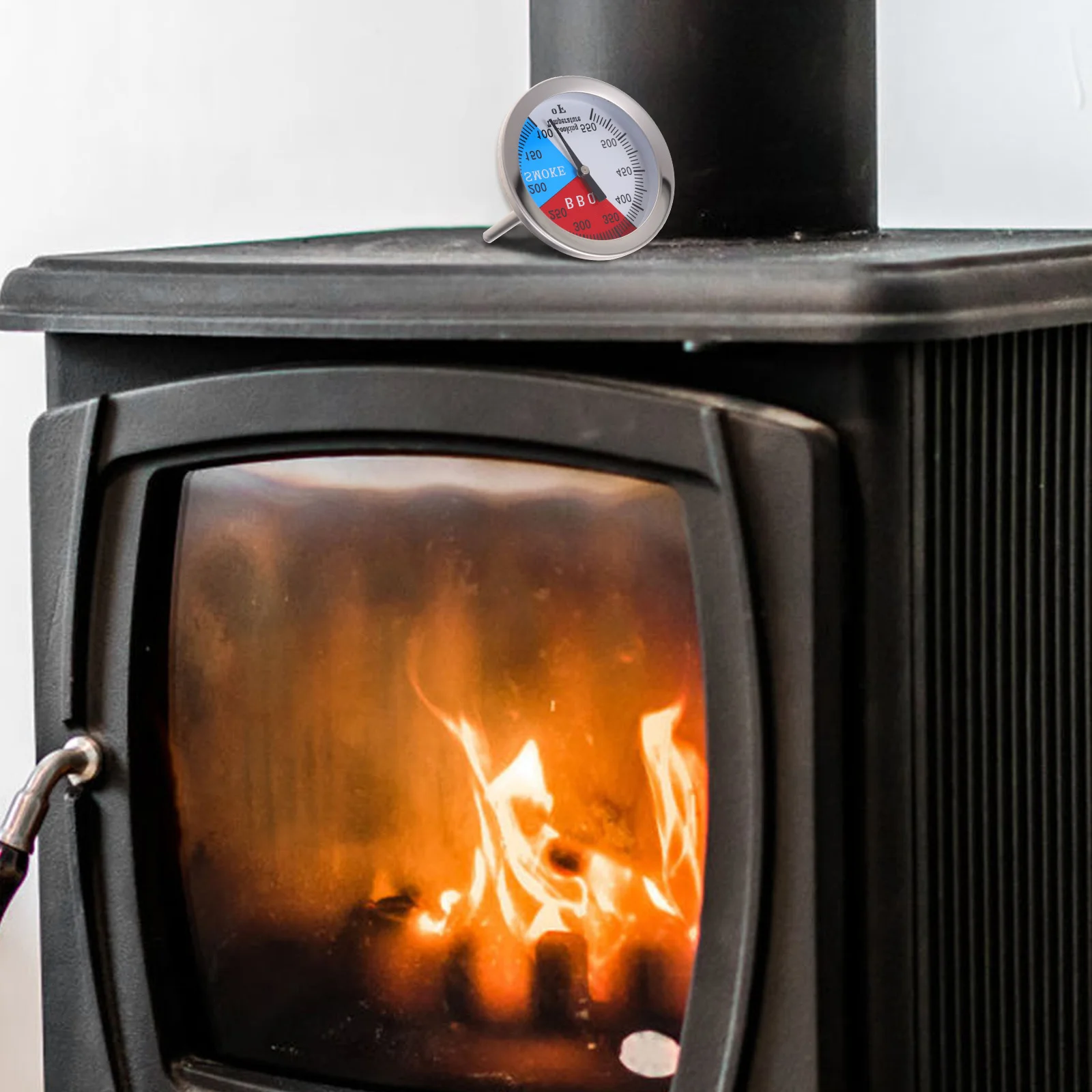 

Durable Metal Thermometer Easy Read Large Scale Numbers Kitchen Bbq Tool Bbq Thermometer Gauge Grill Temp Oven Temperature Tool