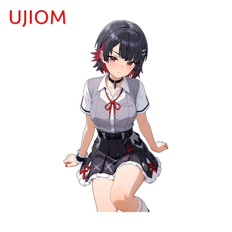 UJIOM Ellen Joe Zenless Zone Zero Anime Wall Sticker Sitting Posture Creative Vinly Decal Suitable For Creative Wallpapers