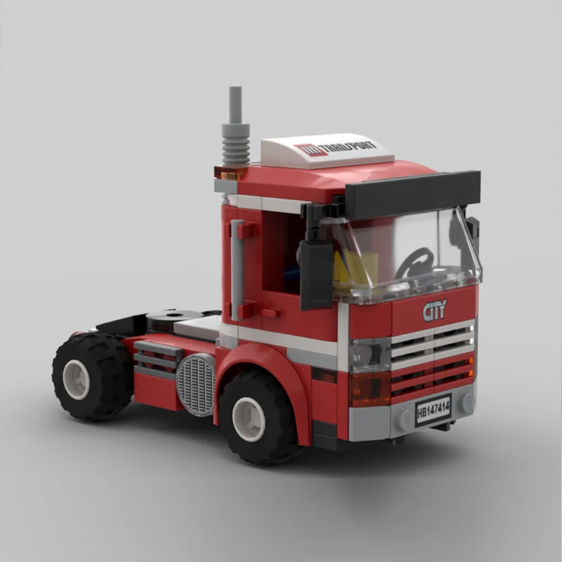 HtMoc Tipper trailer flatbed truck blocks platform truck bricks moc truck lorry truck toy lorry toys truck transporter toy