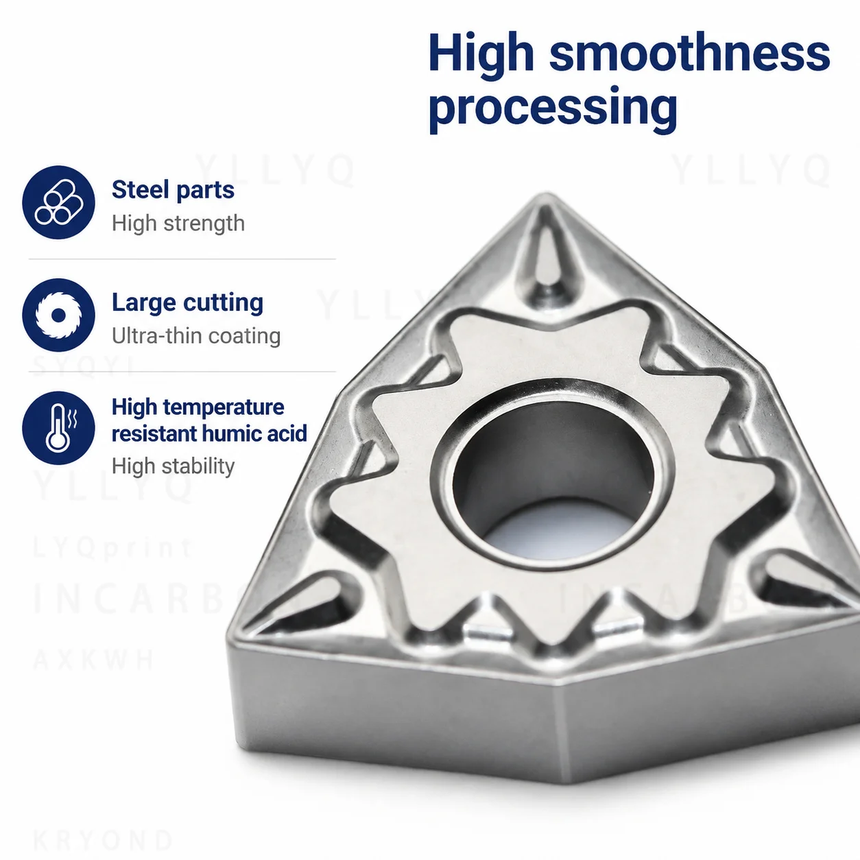 WNMG080404 WNMG080408 Cermet CNC Turning Insert TS MT HQ High Smooth Finish Outer Turning Tool for Metal Steel
