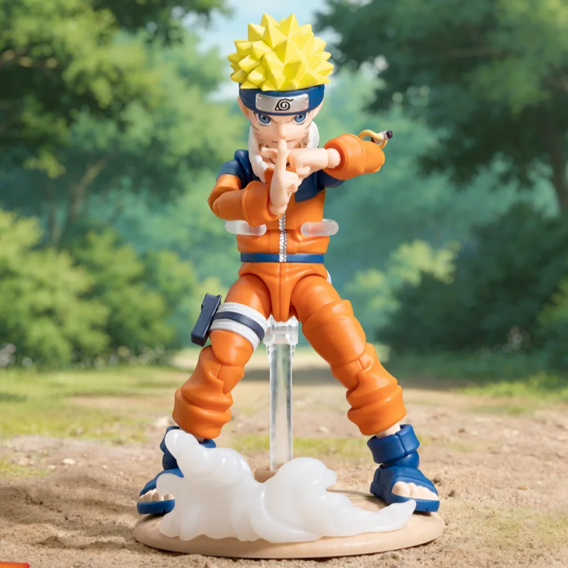 POP MART POP Action Classic Naruto-Chunin-Prüfungen Arc Serie Blindbox Original Spielzeug Mystery Box Puppe Niedliche Anime Figur Ornament
