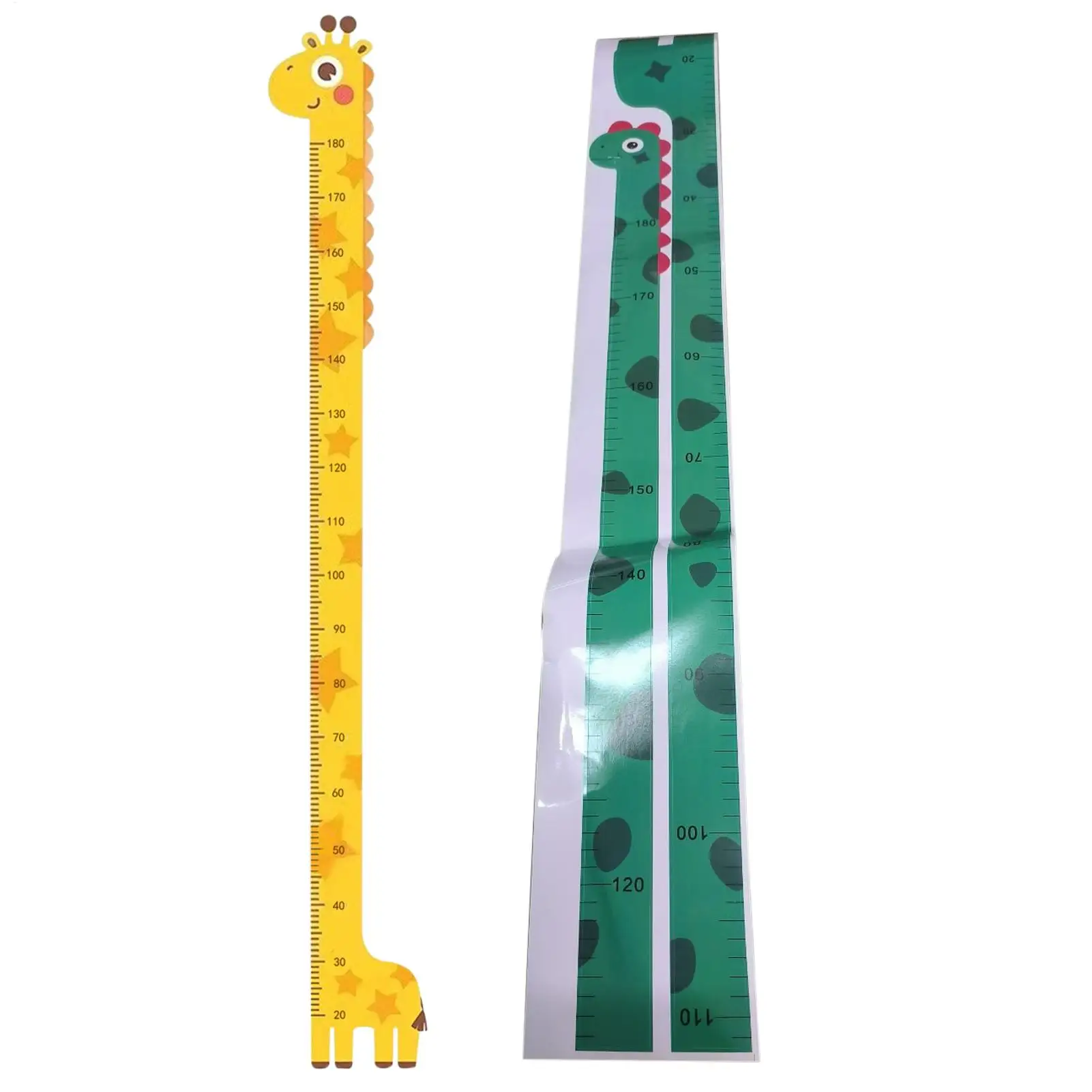 Children growth chart Kids Toddler Animal Height Ruler wooden Wall Growth Chart children height chart measuring board