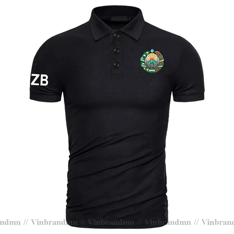 Uzbekistan Uzbekistani Polo Shirts Men New Fashion Brands Printed For Country 100% Cotton Shirt Nation Team Tops UZB O'zbekiston