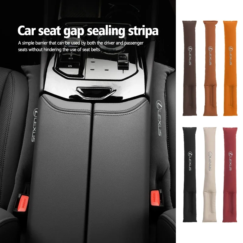 Leather Car Seat Gap Filler Strip Sealing Spacer Accessories For Lexus ES350 IS250 IS460 IS220h IS300 LX570 UX250h ES GS