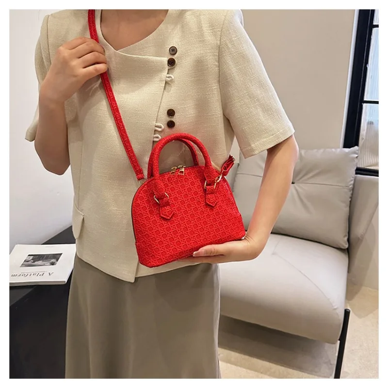 

New Simple Casual Armpit Crossbody Bag Shell Fashion Luxury Brand Shoulder Bag Trend Women's Handbag Crossbody Shoulder Bag