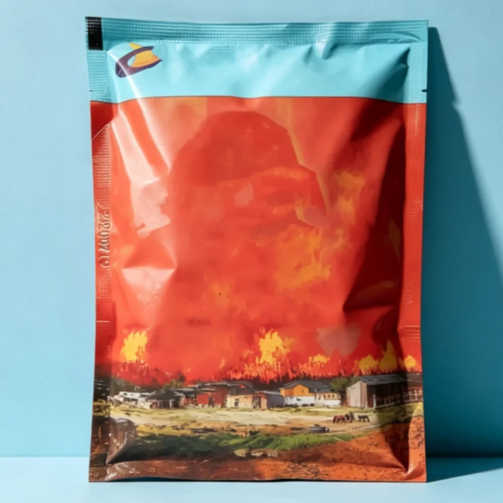 Customized Aluminum Foil Bag For 80% Ammonium 80%,double Plastic Bags For Distributors