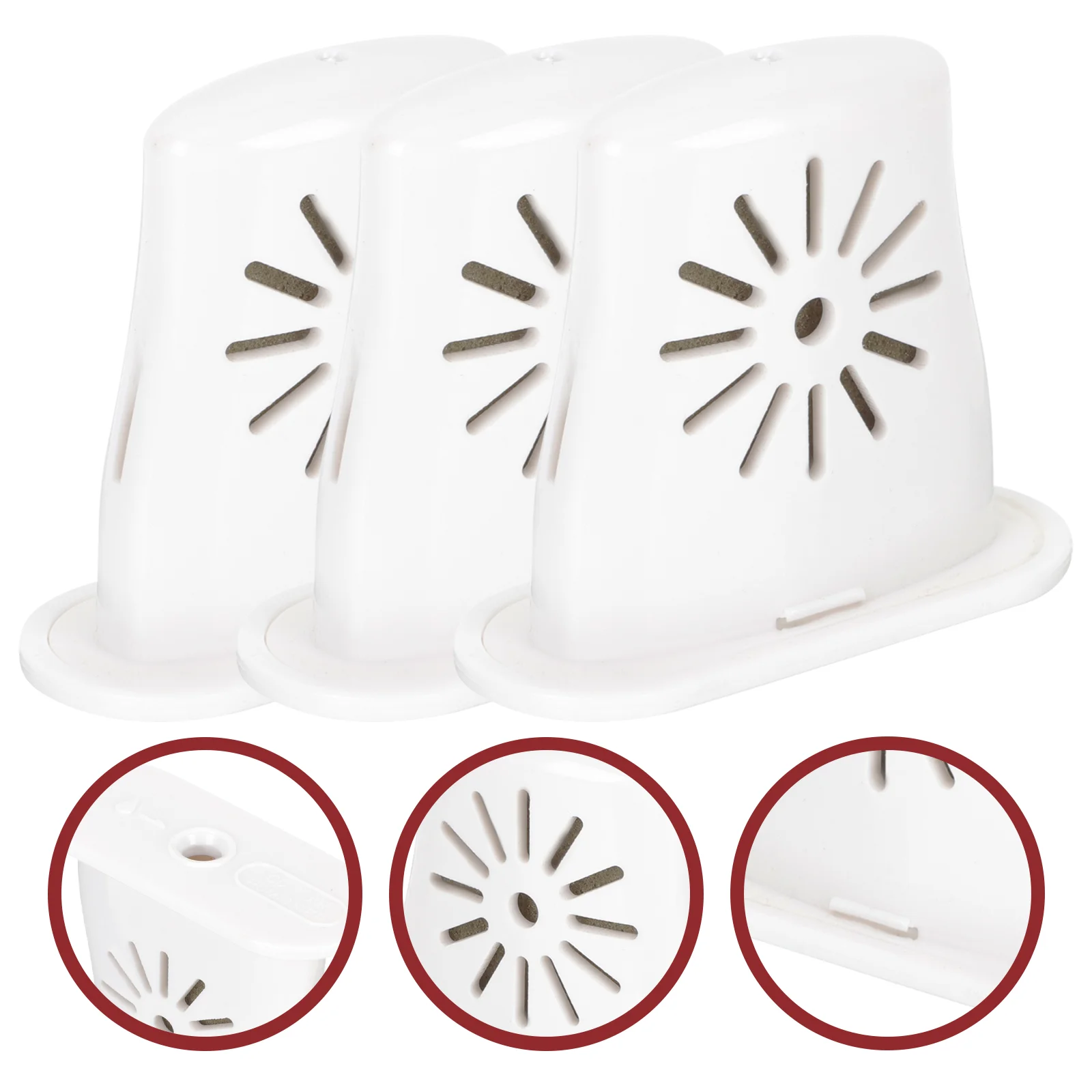 

3pcs Ukulele Humidifier White Guitar Moisturizer Prevent Cracking Sound Quality Maintenance Tools Compact ABS Material