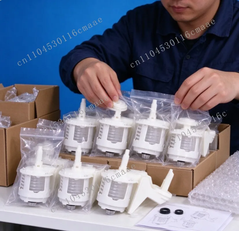 POM Material Air Pressure Dual Flush Button, Water Tank Pneumatic Double Switch, Replacement Toilet Flush Accessories