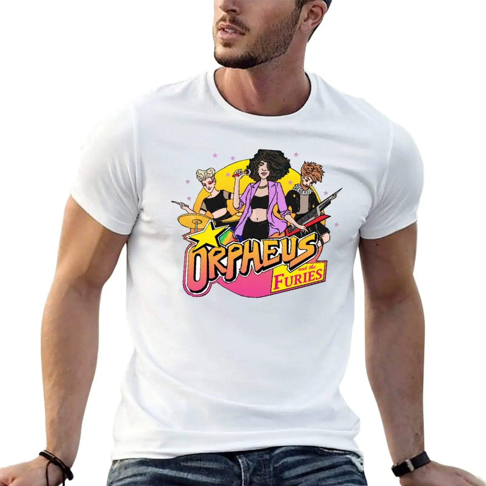 Orpheus and the Furies T-Shirt Plus Size Summer Short Sleeve T-Shirt