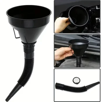 Flexible Spill-Proof Automotive Fuel Funnel 1
