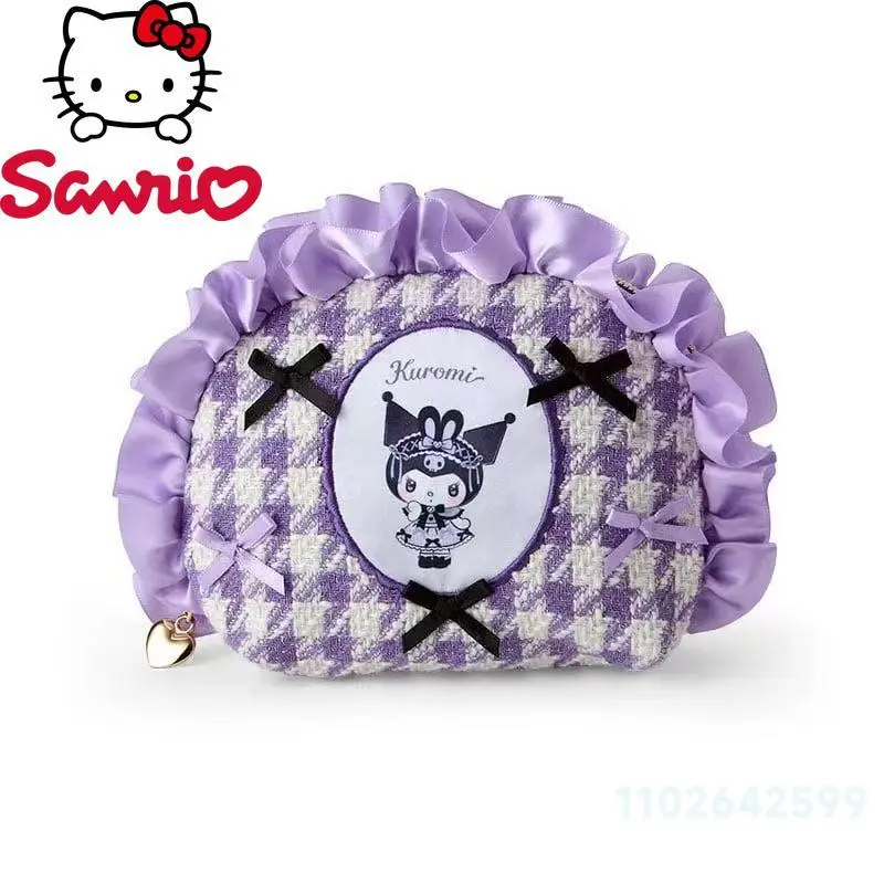 2025 Sanrio New Girl Crossbody Bag Fashionable High Quality Student Go Out Wallet Cartoon Cute Versatile Girl Phone Storage Bag