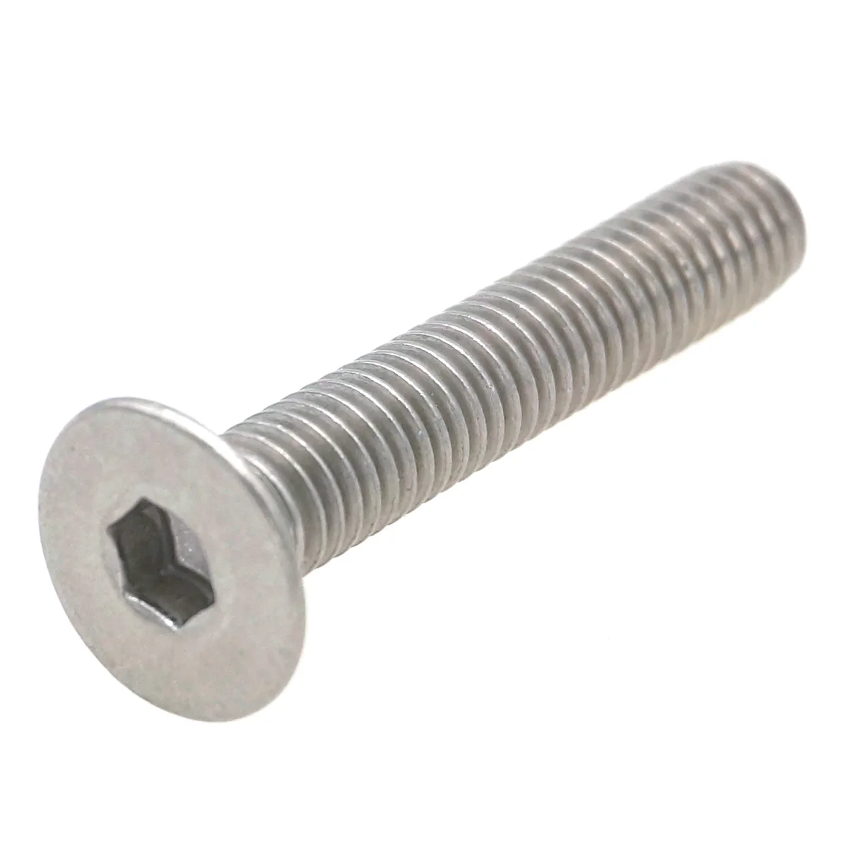 (10) M3/M4/M5/M6 Total Length 6/8/10/12/15/20/25/30/35/40/45/50mm Countersunk GR2 TA2 Titanium Socket Allen Head Screw Bolts