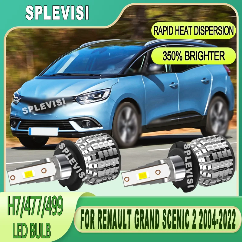 

Quick Install Night Road Safety LED Low Beam Bulbs For RENAULT GRAND SCENIC 2 2004 2005 2006 2007 2008 2009 2010 2011 2012-2022