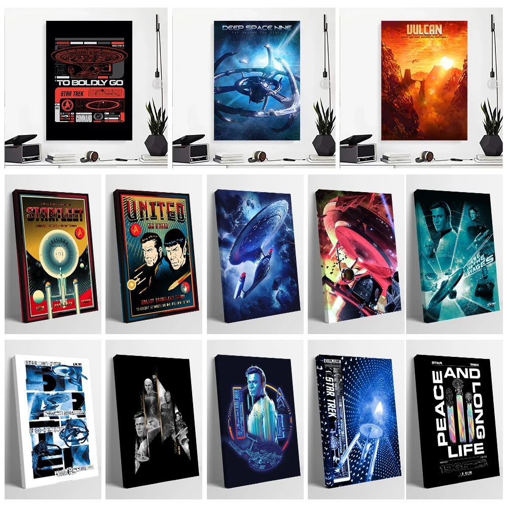 Star Trek Canvas Wall Art Posters Personalized Photo Printing for Room Decoration Aesthetics Decorative Picture Home Decorating