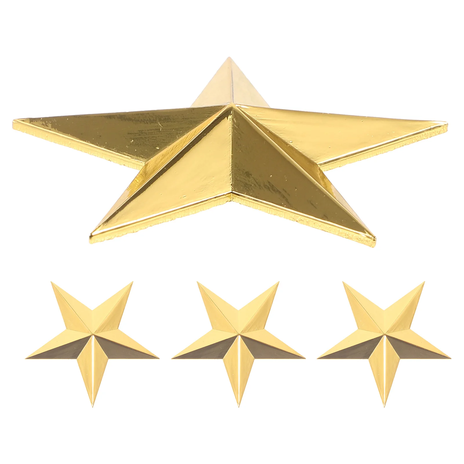 

4Pcs Mini Metal Craft Stars Rustic Farmhouse Star Decor for DIY Projects Vintage Style Wall Art Outdoor Decoration Set