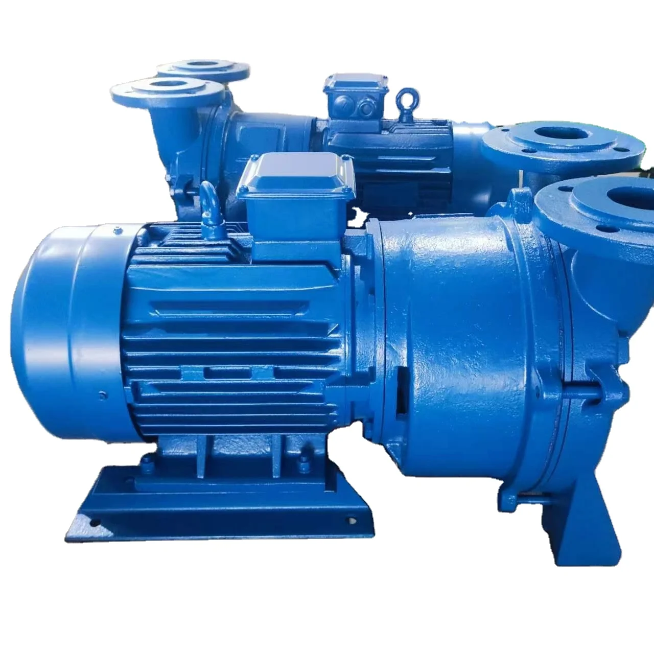Electric Single-Stage Liquid Ring Vacuum Pumps Nearly Isothermal Compression