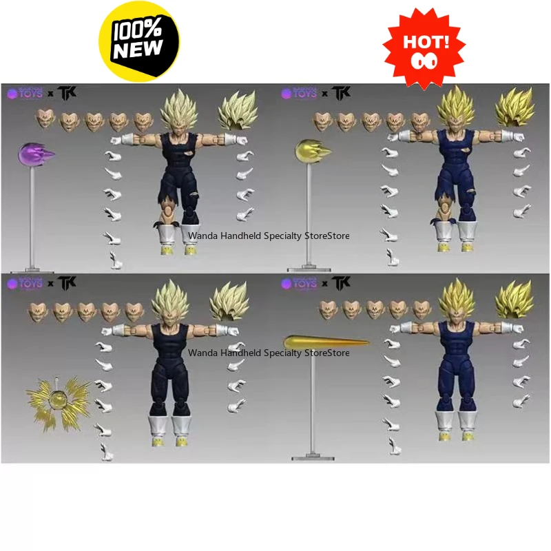 

New products in stock Dragon Ball Original box Black Hole TK Co-branded Magician Vegeta Assembly model Animation Popular toys
