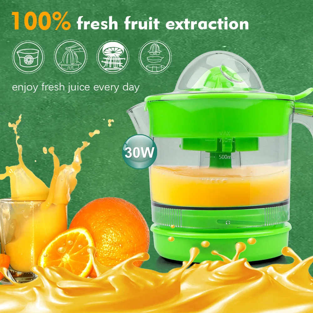 Espremedor de laranja elétrico portátil, Juicer doméstico pequeno, Adequado para suco de laranja, Suco de limão, Suco GrapRapidly, Fácil de limpar