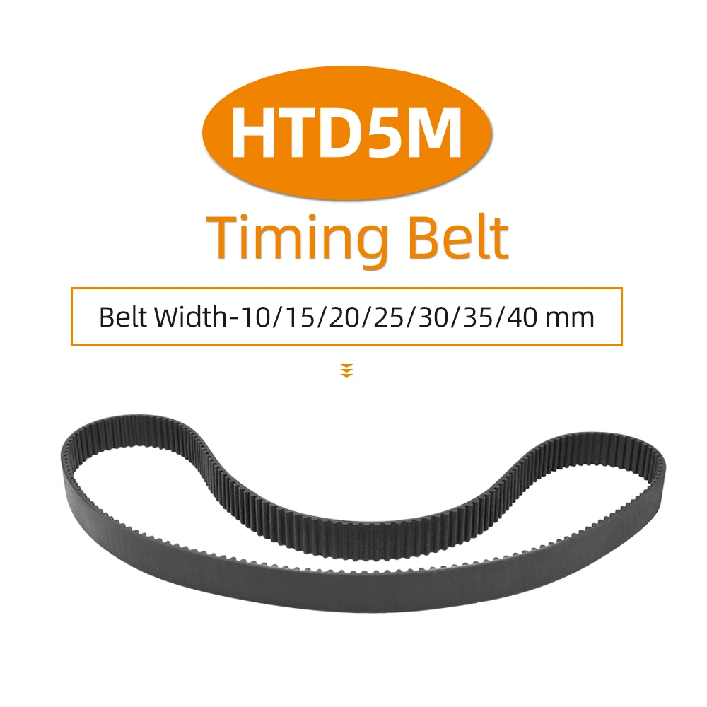 Timing Belt HTD5M-1945/1960/1980/2000/2035/2050/2080/2085/2100/2110/2120/2140/2160/2200/2240/2250/2300/2330 BeltWidth10-40mm