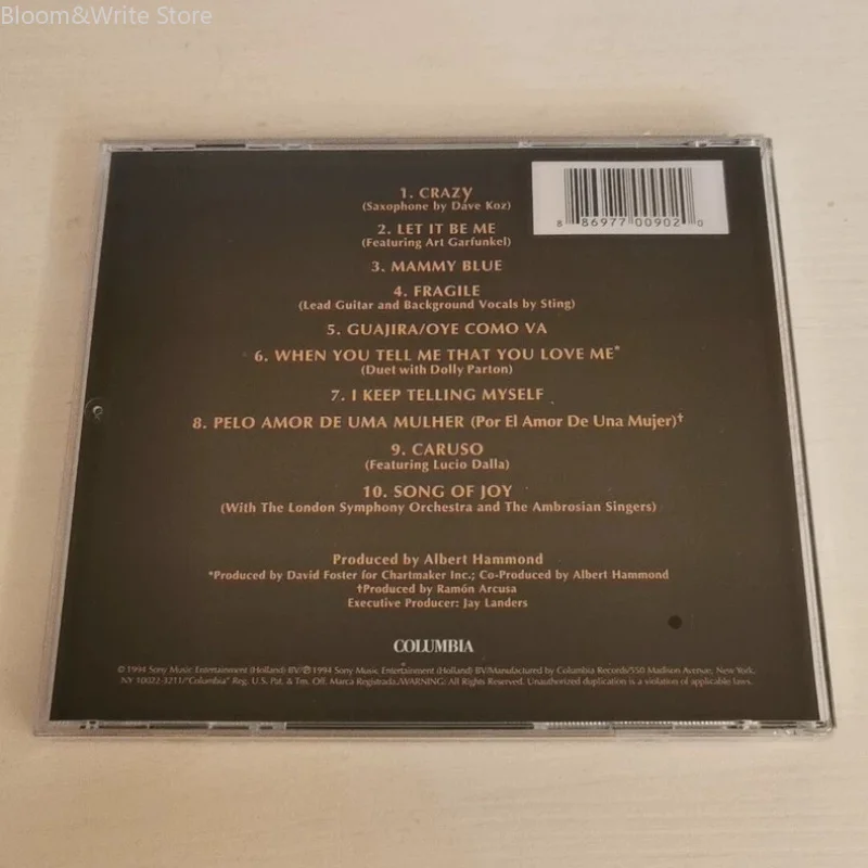 Julio Iglesias Crazy Album CD, Classic Soft Romantic Ballad Pop Record, Physical Music Disc for Car, Walkman & Gift Collection