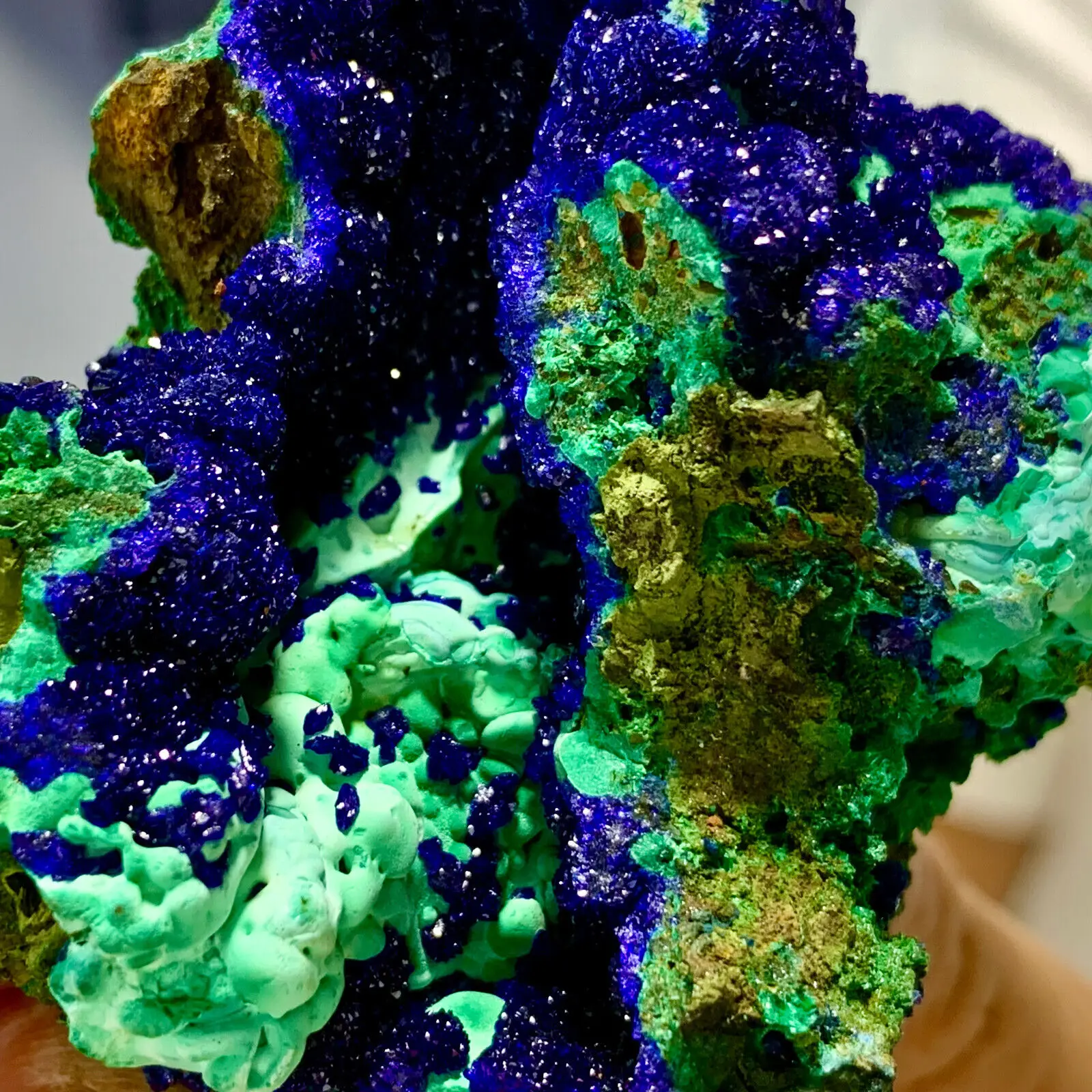 BEST NATURAL Azurite/Malachite crystalminerals specimens