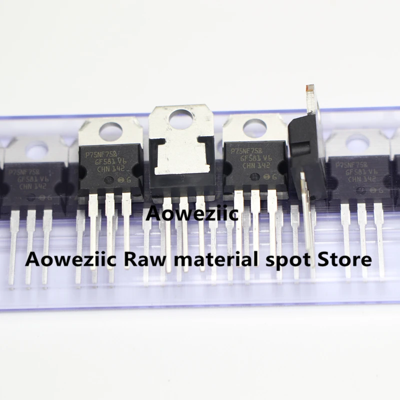 Aoweziic 2021+ 100% New Imported Original STP75NF75 P75NF75  75N75 TO-220 MOS FET  75V 75A