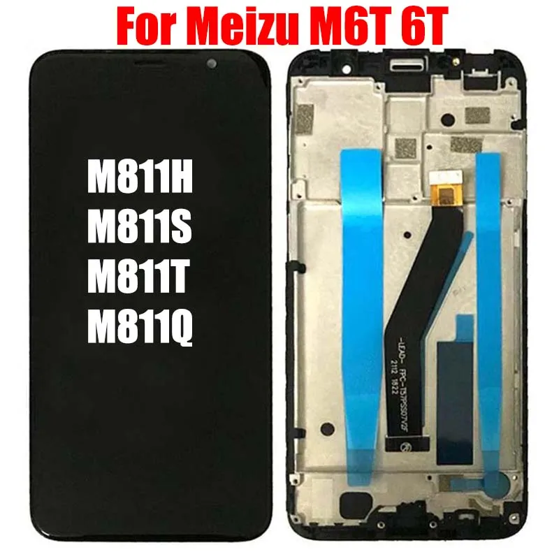 

5.7" For Meizu M6T M811H M811S M811T M811Q LCD Display Panel Matrix Pantalla with Touch Screen Digitizer Glass Assembly Frame