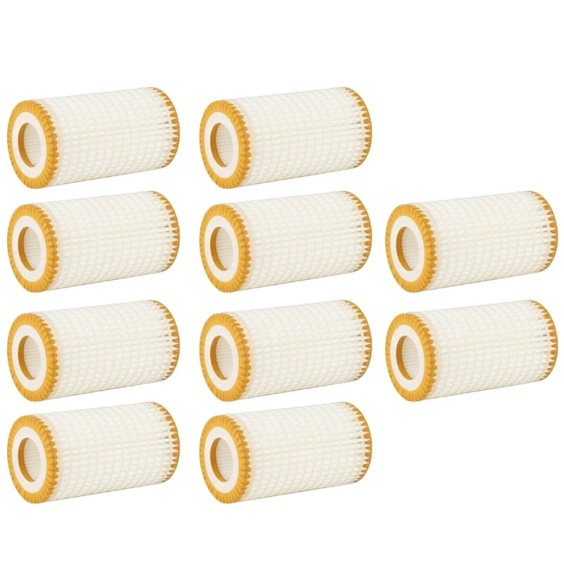 10PCS/Lot Automotive-Engine Oil Filter Element Replacement Cartridge for A1121800009 E230 E280 E350 HU718/5X A0001802609