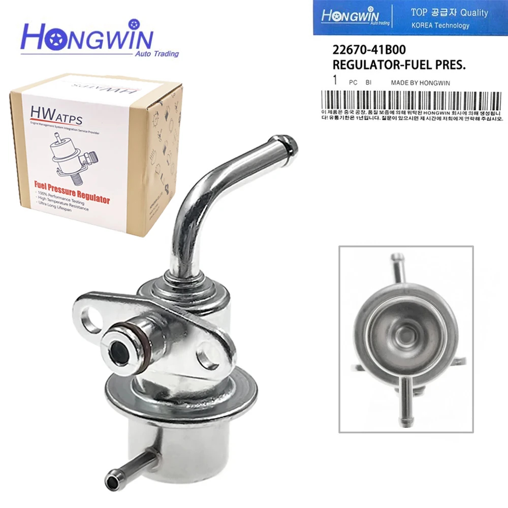 22670-41B00 5G1284 Fuel Pressure Regulator For Nissan 200SX Sentra 1.6L 1.8L 1995-1998-2020 GA16DE 158-0914 22670 41B00 PR259