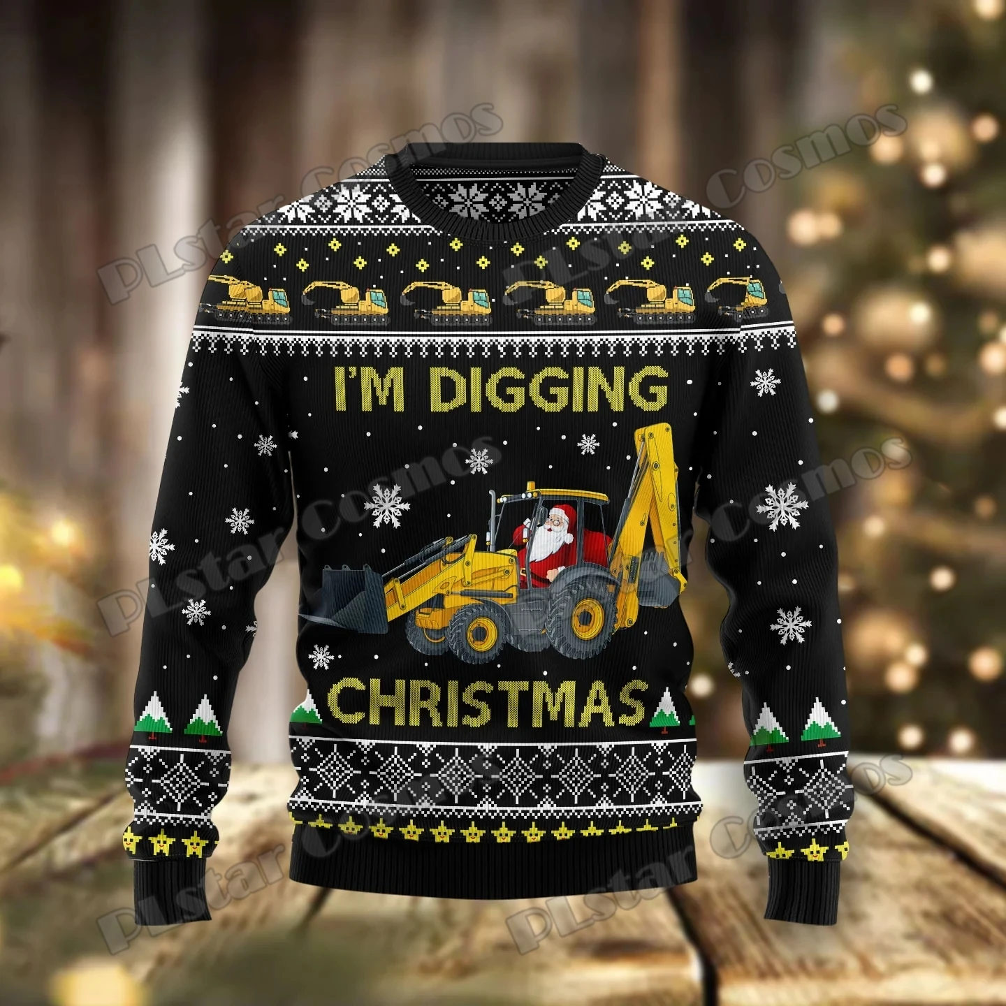 

PLstar Cosmos Meowy Christmas 3D Printed Fashion Men's Ugly Christmas Sweater Winter Unisex Casual Knitted Pullover MYY40