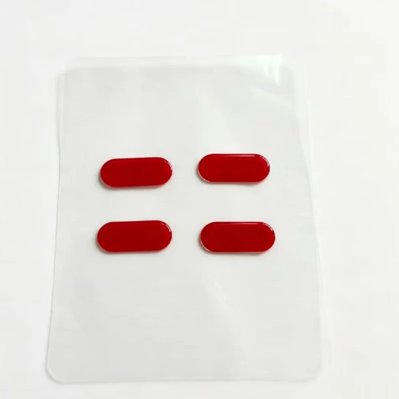 1Set Glass Mouse Feet Mouse Skates Sticker Pad Rounded Glides Curved Edges Replacement for Logitech G304 G305