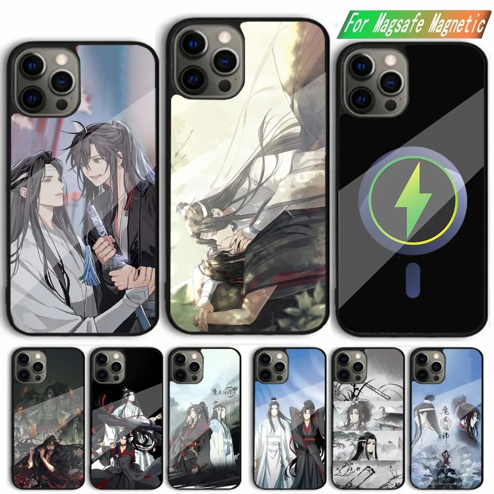 

Anime Mo Dao Zu Shi MDZS Phone Case For iPhone 15,14,13,12,11,Plus,Pro,Max Mini Magsafe Magnetic Wireless Charging