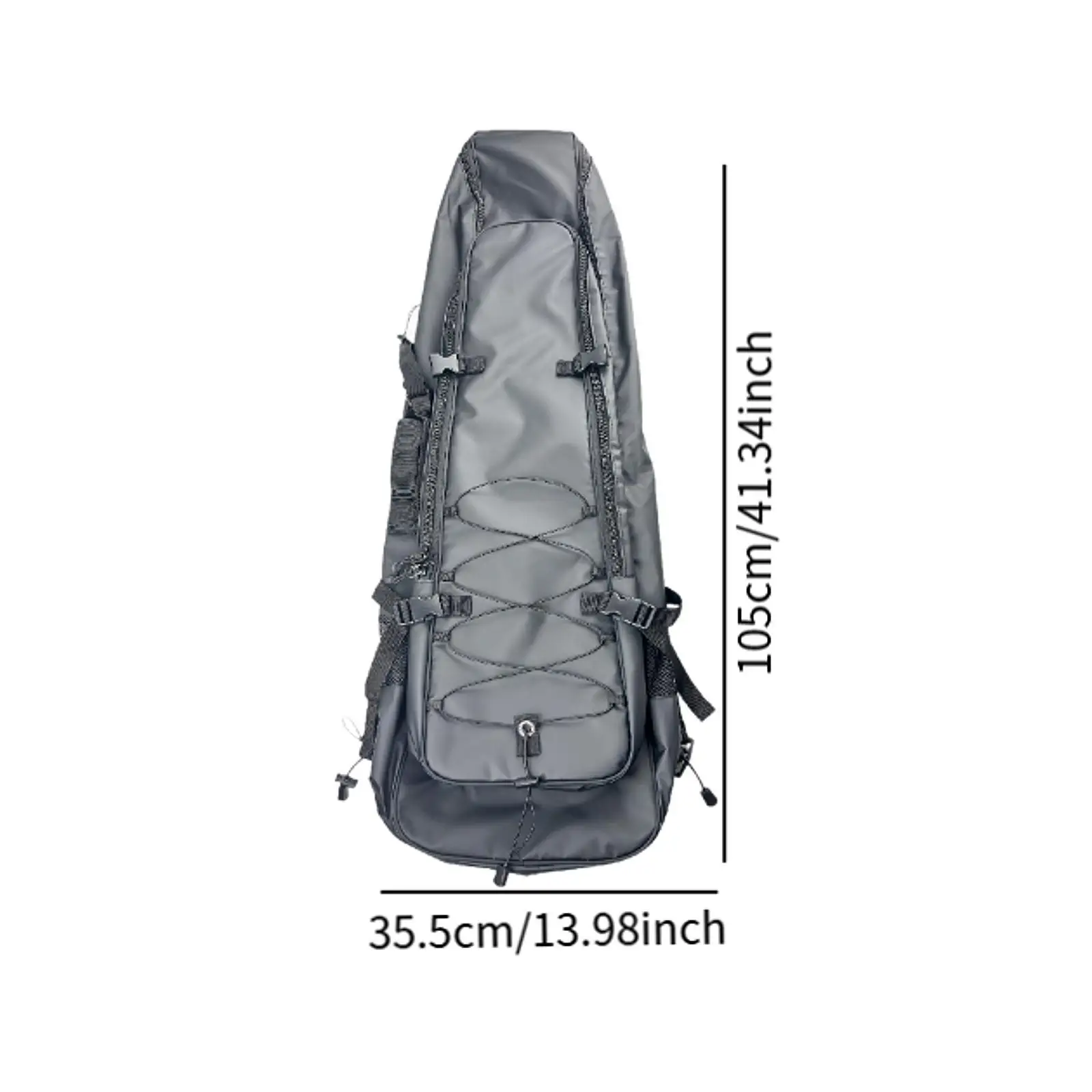 Long Fins Storage Bag Flippers Storage Bag Breathable Practical Snorkel Gear Bag Snorkeling Fins Carry Bag for Diving Camping
