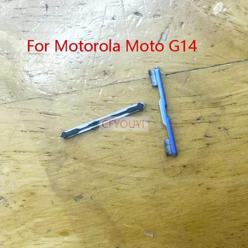 1Set New For Motorola Moto G05 G14 G15 G35 Side Key Power and Volume Buttons Set Replacement Part