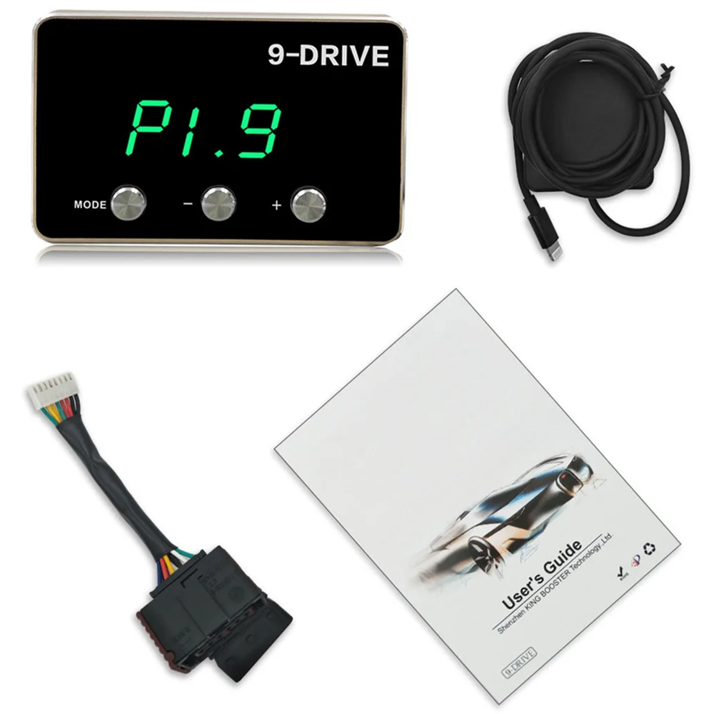 

Electronic Throttle Controller 9 MODE Pedal Accelerator Fuel-Efficient for Wrangler JK RAM