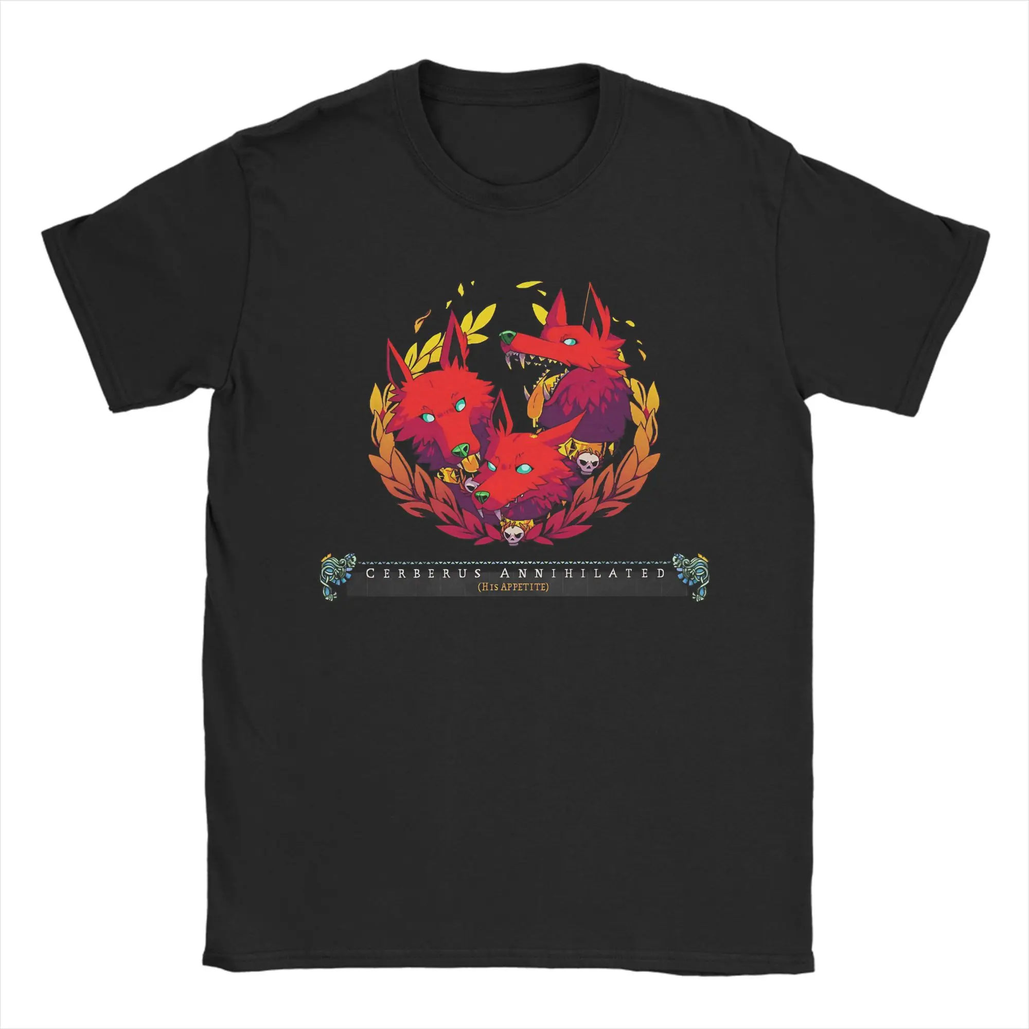 Camiseta de Cerberus Hades Zagreus Game Gamer (2), camisetas de algodón puro, camisetas novedosas de manga corta con cuello redondo, camiseta de regalo de cumpleaños