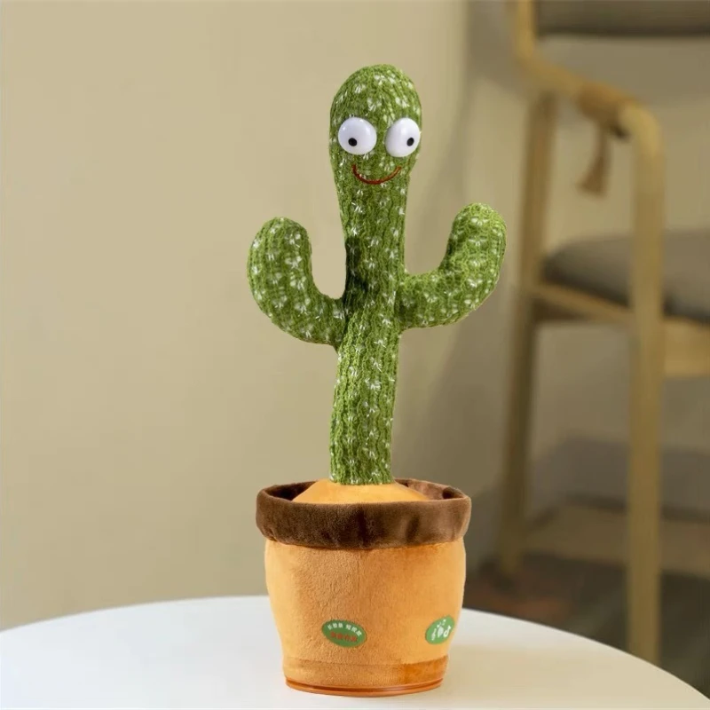 Dansende cactussen kunnen zingen, draaien en praten, grappig kinderspeelgoed, huisdecoratieornamenten