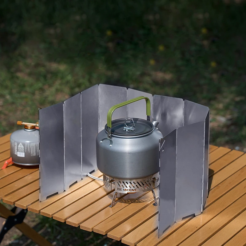 

8/9/10/12/14/16 piece gas stove windproof cover aluminum alloy outdoor camping picnic cooking stove windproof screen