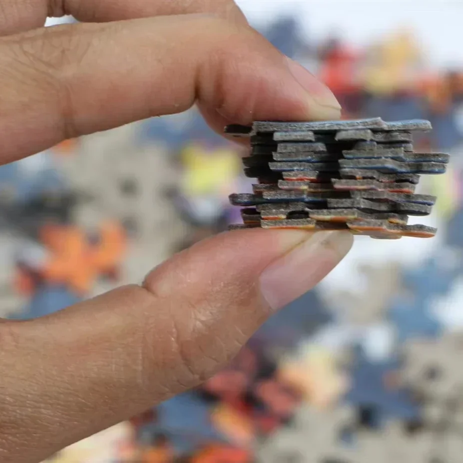 Quebra-cabeça o pássaro cantando quebra-cabeça de madeira 300/500/1000 peças design detalhado presente para adultos iniciantes desenvolvendo seu cérebro