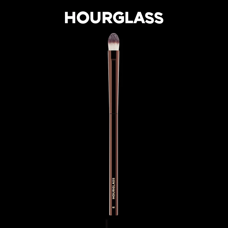 Hourglass Makeup Brush- No.5 Small Concealer Brush Soft and Skin-friendly Fiber Hair Cover up Flaws Fashion Design Face Brush