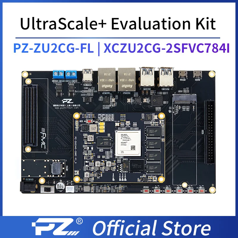 fpga board Puzhi PZ-ZU2CG-FL-KFB Evaluation Kit Xilinx ZYNQ UltraScale  FPGA Development Board MPSOC PCIE