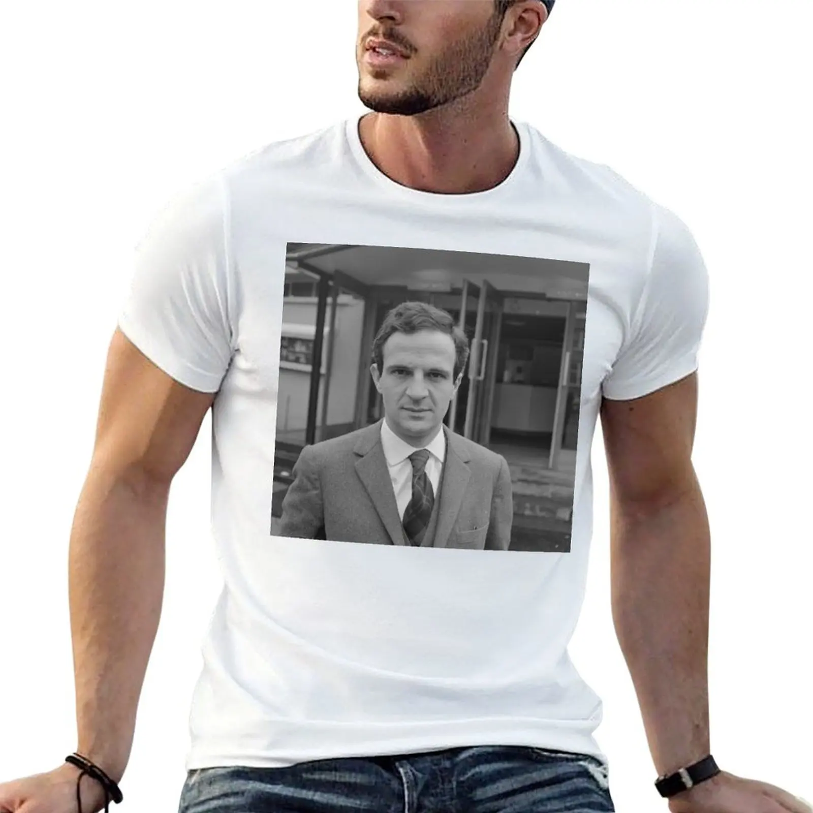 Camiseta de Francois Truffaut, camisetas para hombre, camiseta gráfica divertida para hombre, camiseta de algodón pesado, camiseta con estampado personalizado