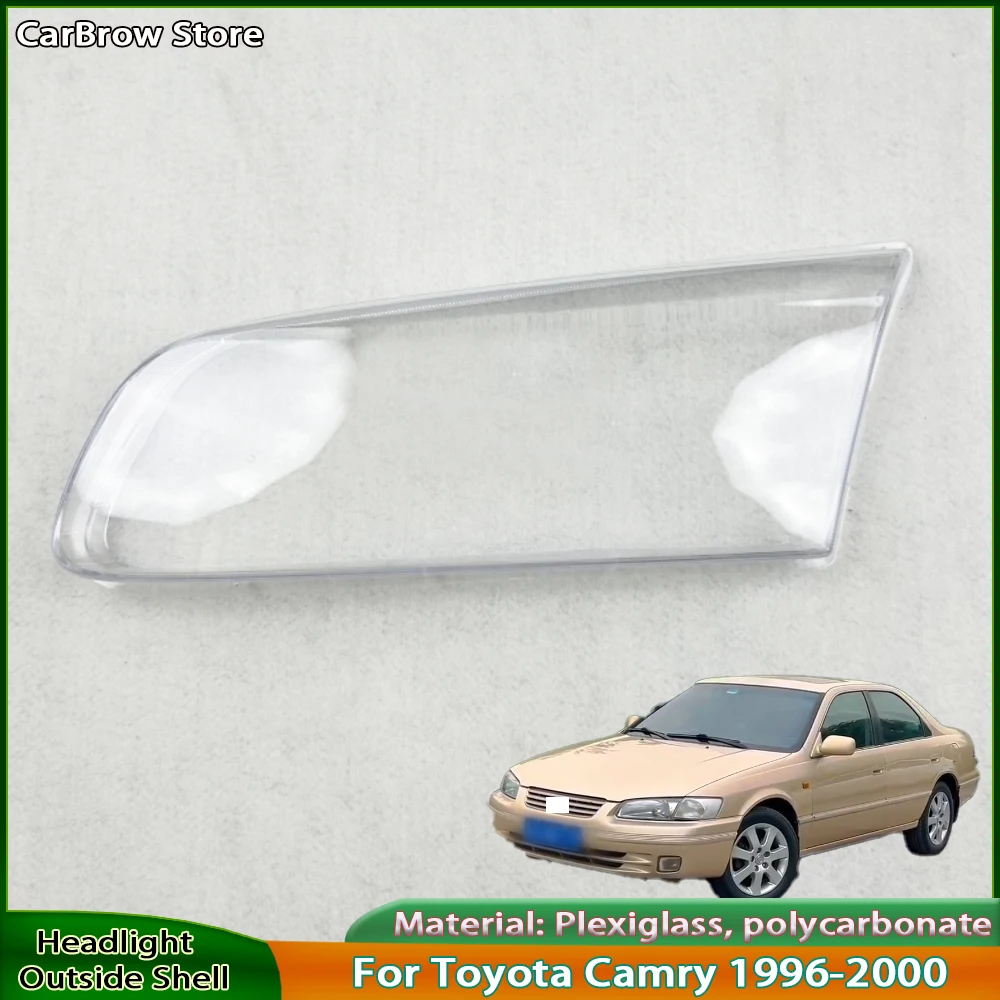 

Transparent Clear Headlamp Housing For Toyota Camry XV20 1996-2001 Replacing the Original Headlight Lens Protective Cover