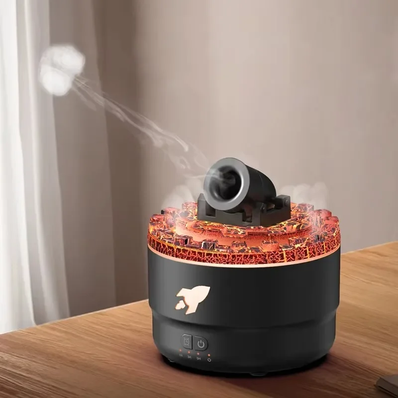 The latest smoke ring volcanic humidifier essential oil diffuser machine